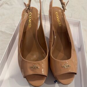 Coach wedge heels